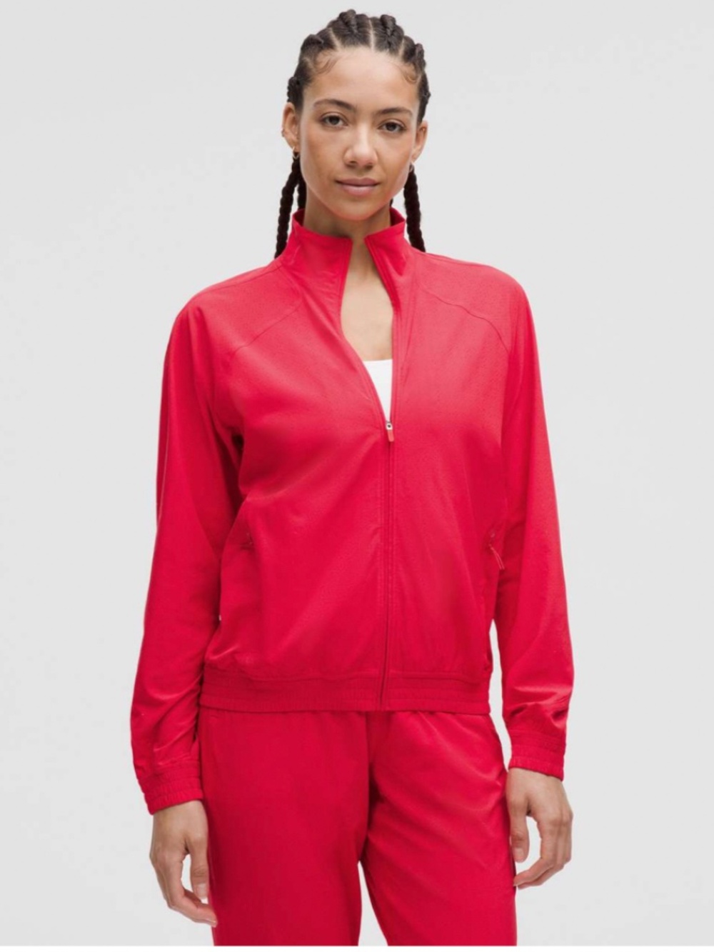 Women’s lululemon adapted state  Full-Zip Track Jacket red